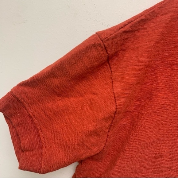 Madewell Raw-Edge Henley Tee Shirt - Picture 11 of 11